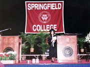 米国スプリングフィールドカレッジ卒業式