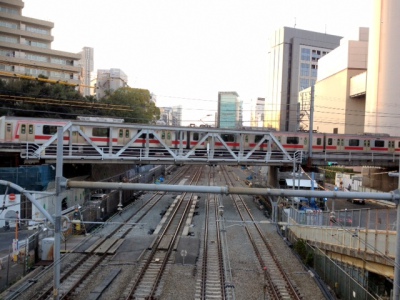 渋谷ホーム線路1